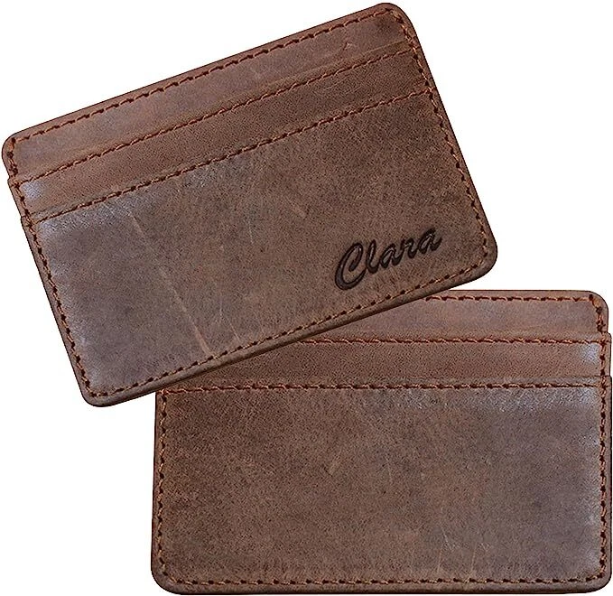 Real Leather Wallet Card Holder Real Leather Wallet Card Holder