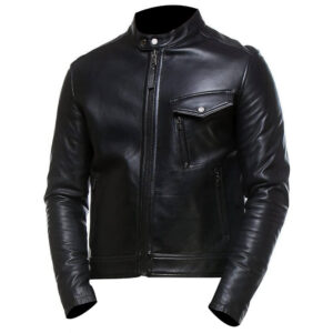 Braquo Eddy Caplan Black Leather Jacket