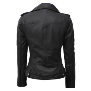 Furious 7 Michelle Rodriguez Jacket Women's Stylish Black Leather Jacket