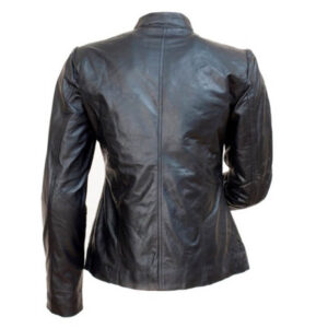 Angelina Jolie Black Leather Jacket