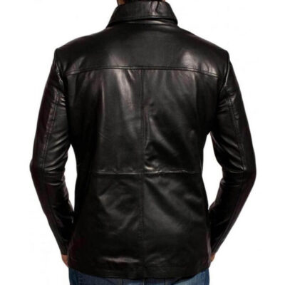 Men's Black Leather Jacket