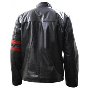 Death Sentence Black Leather Jacket Brendan Nick Hume