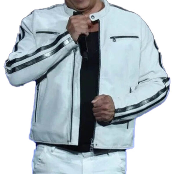 Fast X Vin Diesel White Leather Jacket CinemaCon 2023