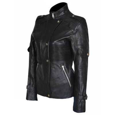 Dr Helen Magnus Sanctuary Leather Jacket