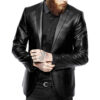 Mens Classic Black Blazer Slim Fit Coat