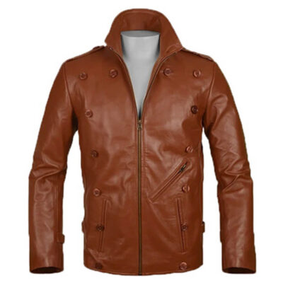 The Rocketeer Brown Leather Jacket Bill Clifford