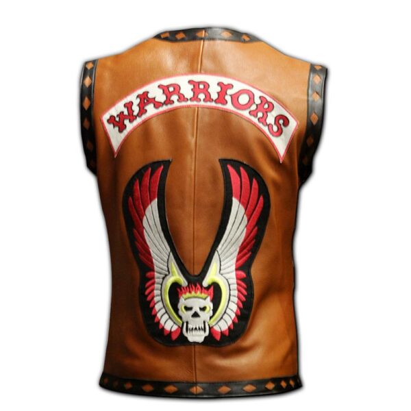 The Warriors Movie Leather Biker Vest The Warriors Movie Biker Leather Vest