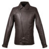 Men's Real Leather Biker Cafe Racer Jacket