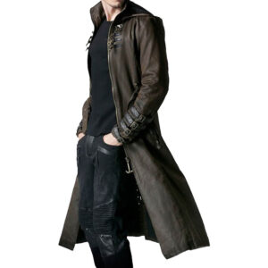 Wasteland Steampunk Trench Leather Coat