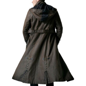 Wasteland Steampunk Trench Leather Coat