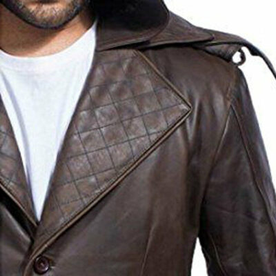 Assassin's Creed Syndicate Leather Coat Jacob Frye Brown Leather Coat Jacob Frye Assassin's Creed Syndicate Video Game Leather Coat
