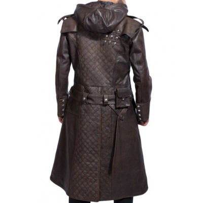 Assassin's Creed Syndicate Leather Coat Jacob Frye Brown Leather Coat Jacob Frye Assassin's Creed Syndicate Video Game Leather Coat