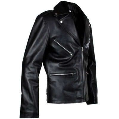 BSA Rockers Revenge Black Leather Jacket George Michael
