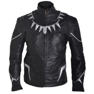 Chadwick Boseman Black Panther Jacket Black Panther Chadwick Boseman Jacket Black Panther Avengers Leather Jacket