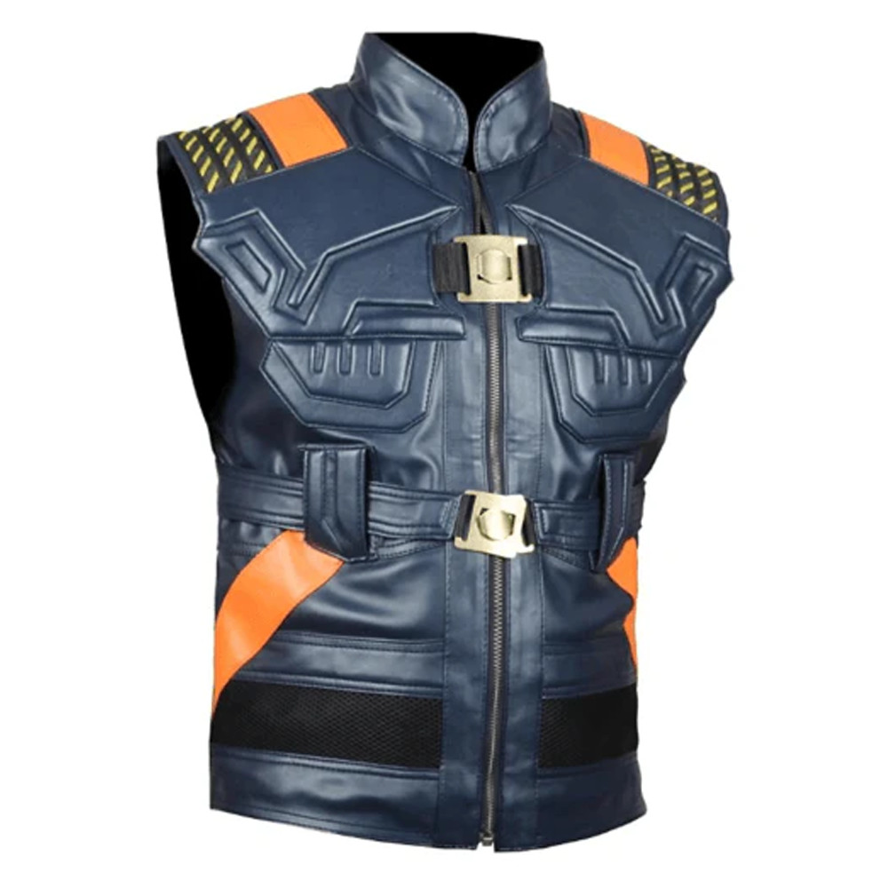 Black Panther Halloween Cosplay Vest Clara Leather Jackets