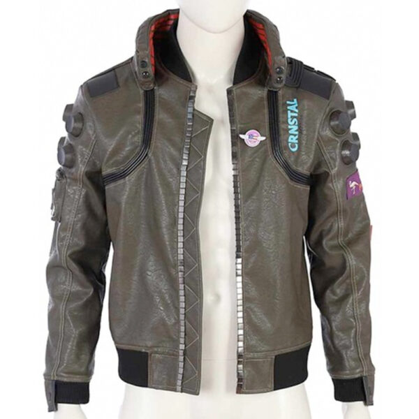 Cyberpunk 2077 Brown Leather Jacket