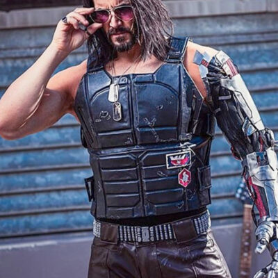 Cyberpunk 2077 Johnny Silverhand Vest Cyberpunk 2077 Game Vest keanu reeves