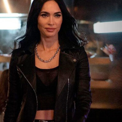 Megan Fox The Expendables 4 Jacket Womens Black Biker Jackets
