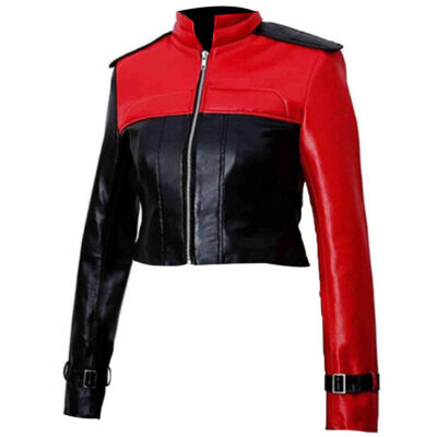 Men's Black Leather Biker Jacket