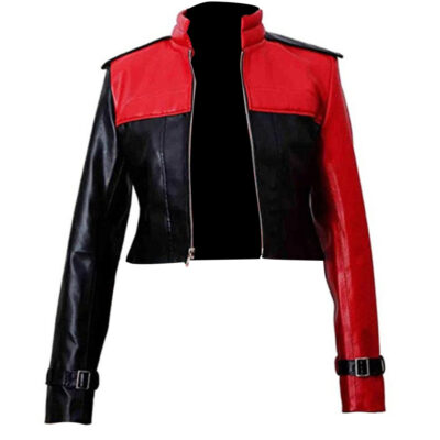 Men's Black Leather Biker Jacket