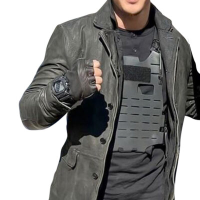 Men's Black Leather Jacket