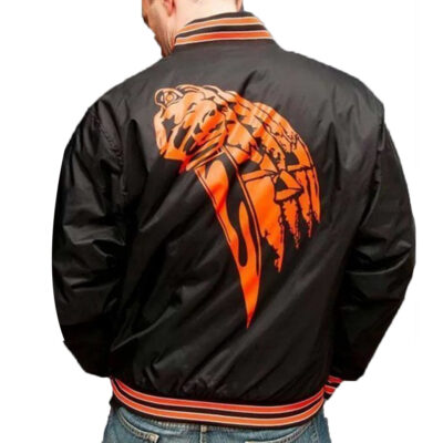 Men's Black Bomber 78 Halloween Jacket Men's Black Bomber 78 Jacket