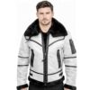 NEW AVITOR B3 RAF WW2 BOMBER GENUINE LEATHER JACKET MEN FAUX FUR COAT (1)