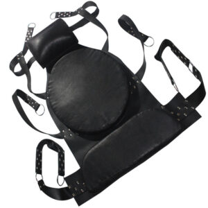 Heavy Duty Leather BDSM Sex Swing Fetish Screamer Sex Sling VIP black leather sex swing sling