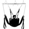 Genuine Leather Heavy Duty Sex Swing Hammock Bondage Adult Fun