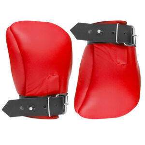 Red Leather Mitts Padded Bondage Gloves Red Leather Mitts Restraints Gloves Red Leather Mitts Gloves Padded Restraints