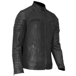 Men's Vintage Black Leather Jacket