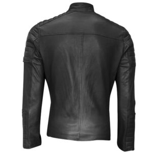Men's Vintage Black Leather Jacket