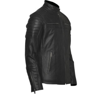 Men's Vintage Black Leather Jacket