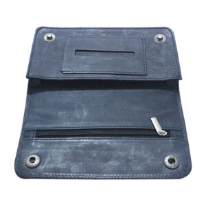 Real Vintage Leather Tobacco Pouch UK Vintage Blue