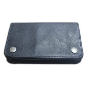 Real Vintage Leather Tobacco Pouch UK Vintage Blue