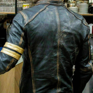 Men's Vintage Cafe Racer Leather Jacket