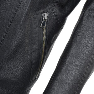 Men's Full Grain Leather Black Jacket