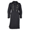 Men's Soviet Russian Army Black Wool Coat