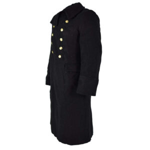 Men's Soviet Russian Army Black Wool Coat