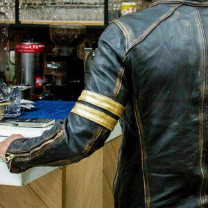Men's Vintage Cafe Racer Leather Jacket