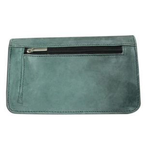 Real Vintage Leather Tobacco Pouch UK Vintage Green