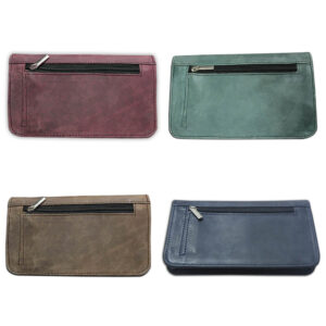 Real Vintage Leather Tobacco Pouch UK Vintage Blue, Vintage Brown, Vintage Green, Vintage Maroon