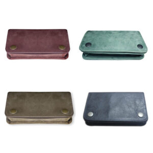 Real Vintage Leather Tobacco Pouch UK Vintage Blue, Vintage Brown, Vintage Green, Vintage Maroon