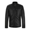 Henry Cavill Black Biker Leather Jacket