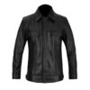 Justin Timberlake Black Leather Jacket