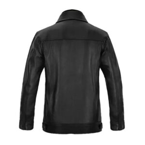 Justin Timberlake Black Leather Jacket