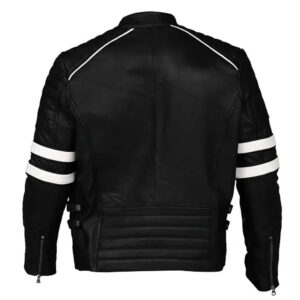 Men's Cafe Racer Retro Leather Jacket