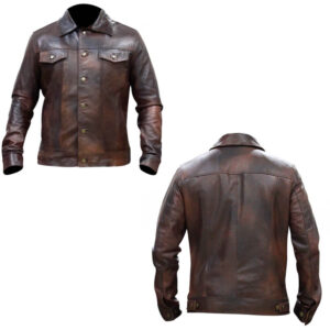 Men's Two Tone Brown Trucker Jacket