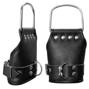 Hand Wrist Cuff Real Leather Locking Buckles