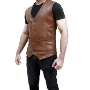 Mens Classic Brown Waistcoat